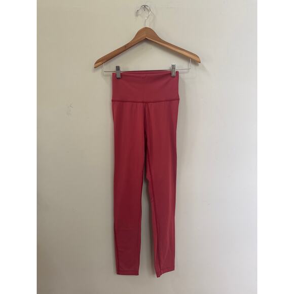 Outdoor Voices Leggings Rust Orange Workout Running Gym Pilates Athleisure Small - Picture 1 of 3